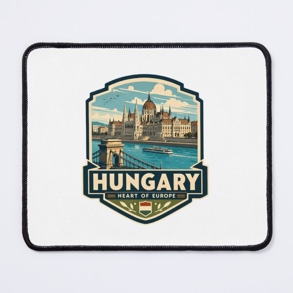 Item preview, Hungary Heart Of Europe Budapest Travel Souvenir Hungarian Pride designed and sold by Simsimah26Parks.