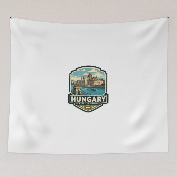 Item preview, Hungary Heart Of Europe Budapest Travel Souvenir Hungarian Pride designed and sold by Simsimah26Parks.