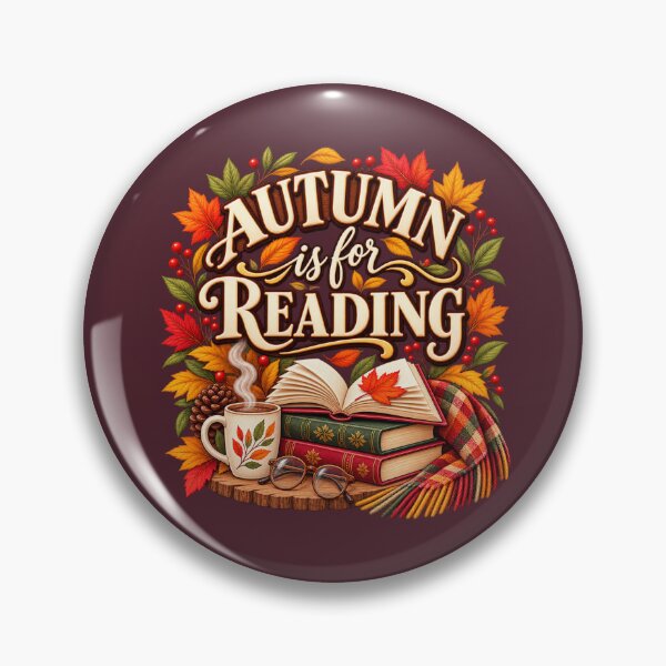 Artikelvorschau, Der Herbst ist Lesezeit – Gemütliches Herbstdesign für Bücherliebhaber entworfen und verkauft von astersgraphics.