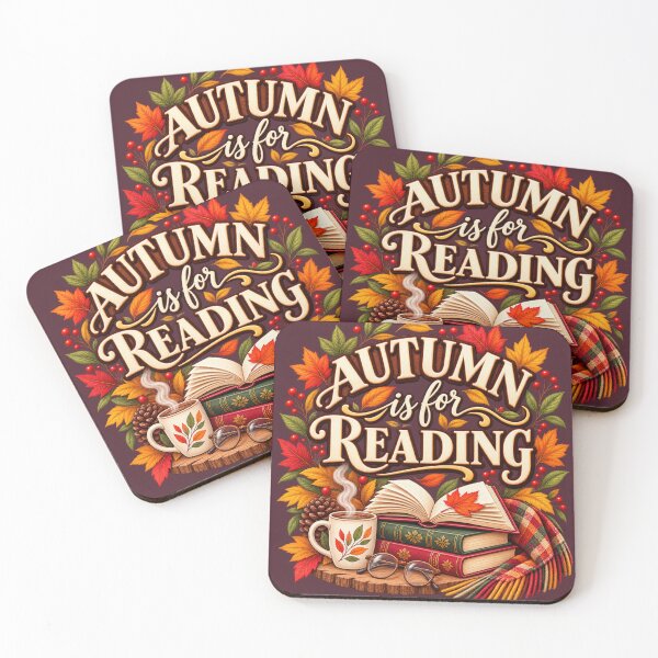 Item preview, Autumn Is for Reading – Cozy Fall Book Lover Design designed and sold by astersgraphics.