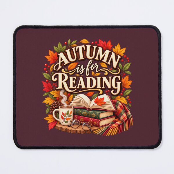 Item preview, Autumn Is for Reading – Cozy Fall Book Lover Design designed and sold by astersgraphics.