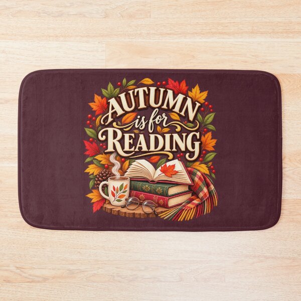 Item preview, Autumn Is for Reading – Cozy Fall Book Lover Design designed and sold by astersgraphics.