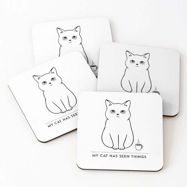 Item preview, My Cat Has Seen Things designed and sold by WikaKowalczyk.