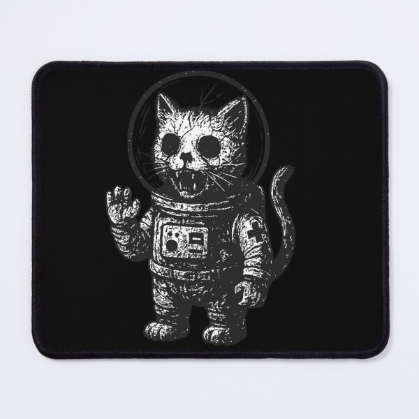 Item preview, Astronaut cat in space – dark space design designed and sold by FeverVoid.