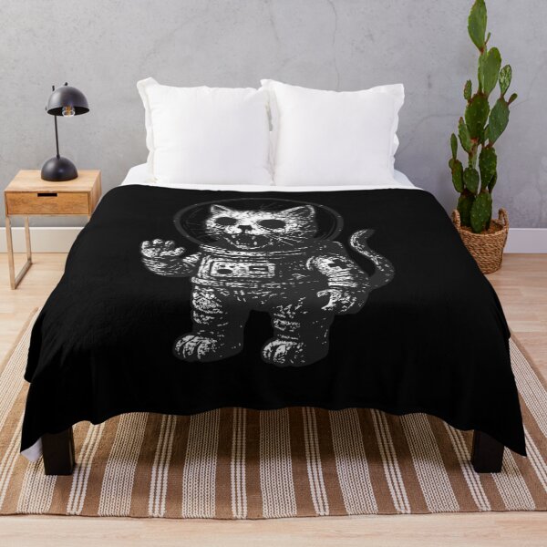 Item preview, Astronaut cat in space – dark space design designed and sold by FeverVoid.