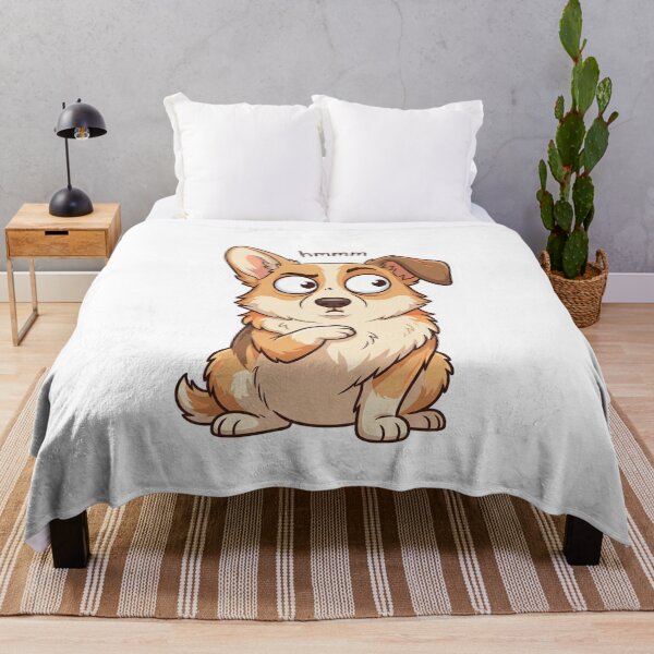Item preview, Hmmm Meme Cute Dog Funny Thinking Puppy Reaction Animal Lover T-Shirt Design designed and sold by pawsome purrfect.