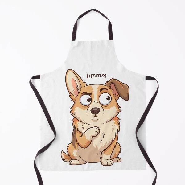 Item preview, Hmmm Meme Cute Dog Funny Thinking Puppy Reaction Animal Lover T-Shirt Design designed and sold by pawsome purrfect.