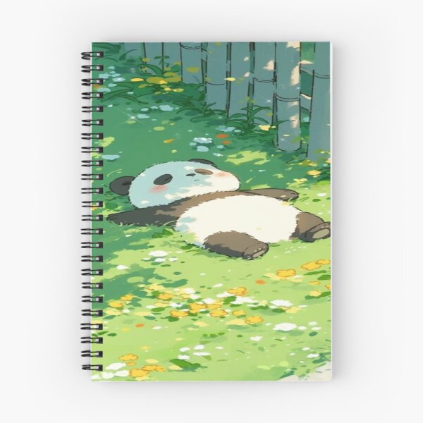 Item preview, Fluffy Panda Dreaming Under Bamboo Tree Artwork designed and sold by NivyasArtistry.