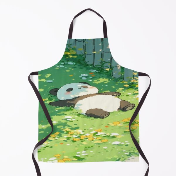 Item preview, Fluffy Panda Dreaming Under Bamboo Tree Artwork designed and sold by NivyasArtistry.