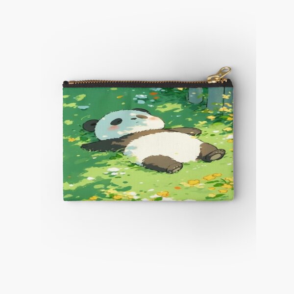 Item preview, Fluffy Panda Dreaming Under Bamboo Tree Artwork  designed and sold by NivyasArtistry.