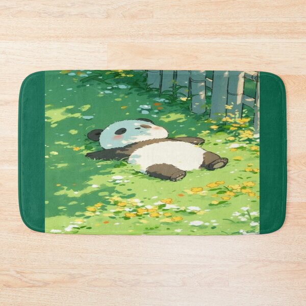 Item preview, Fluffy Panda Dreaming Under Bamboo Tree Artwork  designed and sold by NivyasArtistry.