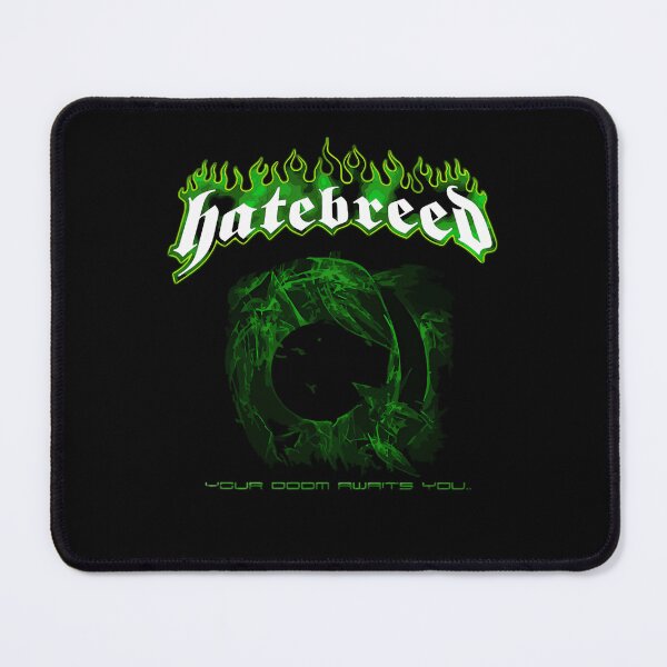 Item preview, Green Flames Hardcore Metal Band Typography designed and sold by Decoartz.