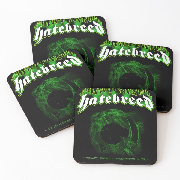 Item preview, Green Flames Hardcore Metal Band Typography designed and sold by Decoartz.