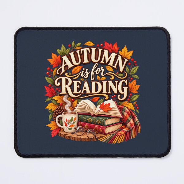 Item preview, Autumn Is for Reading – Cozy Fall Book Lover Design designed and sold by astersgraphics.