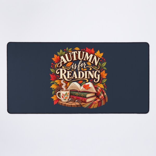 Item preview, Autumn Is for Reading – Cozy Fall Book Lover Design designed and sold by astersgraphics.