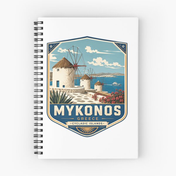 Item preview, Mykonos Greece Cycladic Islands Greek Island Travel Vacation Souvenir designed and sold by Simsimah26Parks.