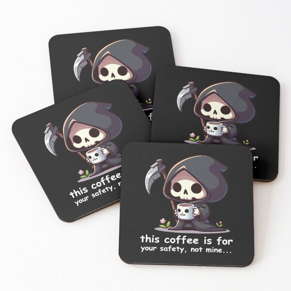 Item preview, grim reaper coffee designed and sold by BrynEReese1.