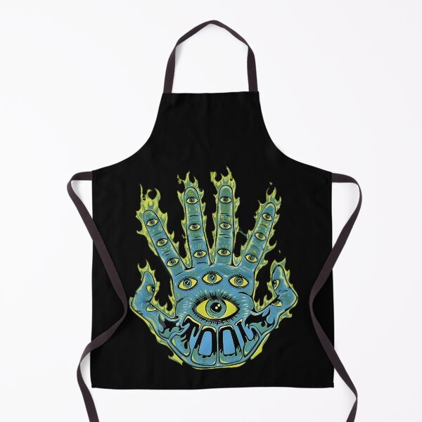 Item preview, Flaming Blue Hand Covered In Eyeballs designed and sold by BabiiClub.