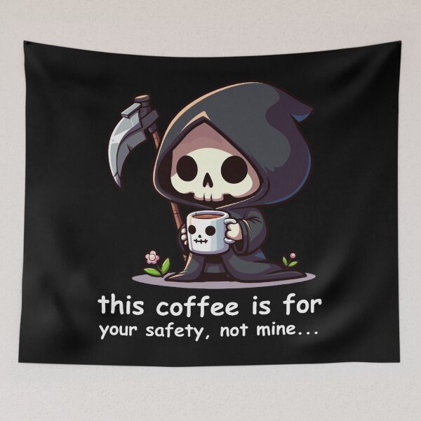 Item preview, grim reaper coffee designed and sold by BrynEReese1.