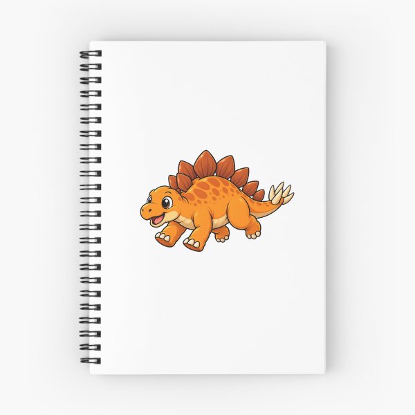 Item preview, Cute Happy Orange Stegosaurus Design designed and sold by Creativeworksuk.