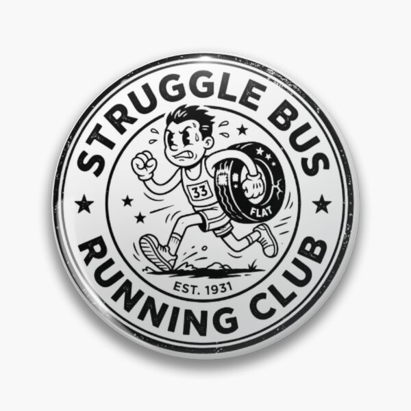 Item preview, Struggle Bus Running Club - Retro Vintage Runner designed and sold by OLLI_STORE.