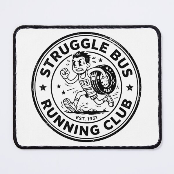 Item preview, Struggle Bus Running Club - Retro Vintage Runner designed and sold by OLLI_STORE.