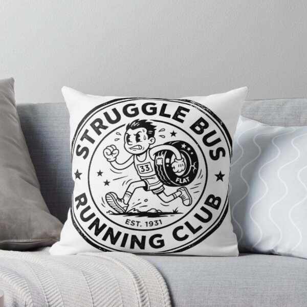 Item preview, Struggle Bus Running Club - Retro Vintage Runner designed and sold by OLLI_STORE.