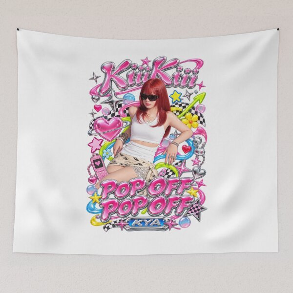 Item preview, Hyperpop Bubble Text Kya Pop Off Pop Off designed and sold by Valereekmerch.