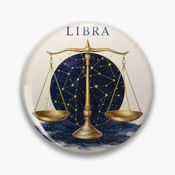 Item preview,  Libra Zodiac Scales Celestial Astrology Art PNG designed and sold by MythicMood.
