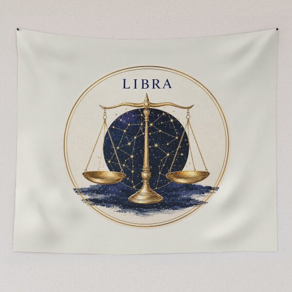 Item preview,  Libra Zodiac Scales Celestial Astrology Art PNG designed and sold by MythicMood.