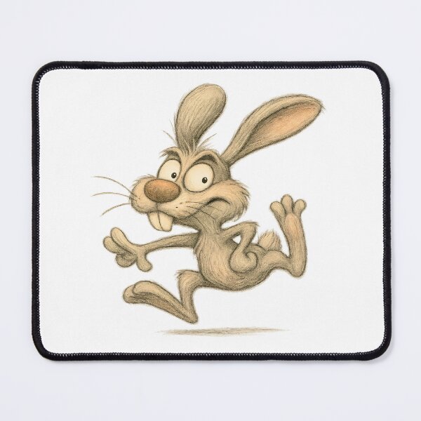 Item preview, Running Rabbit – Funny Energetic Bunny designed and sold by Yomere.