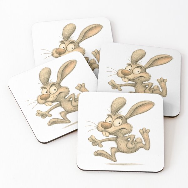 Item preview, Running Rabbit – Funny Energetic Bunny designed and sold by Yomere.