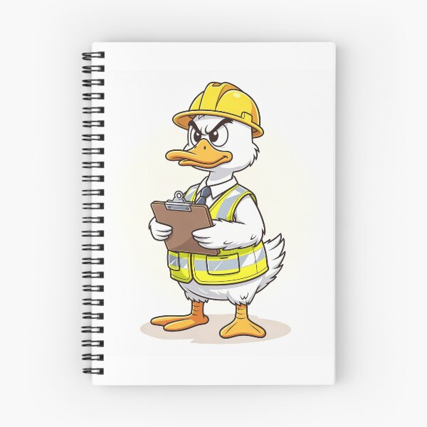 Item preview, Very Official Duck Inspector With a Clipboard Cartoon Art designed and sold by PictorialWhimsy.