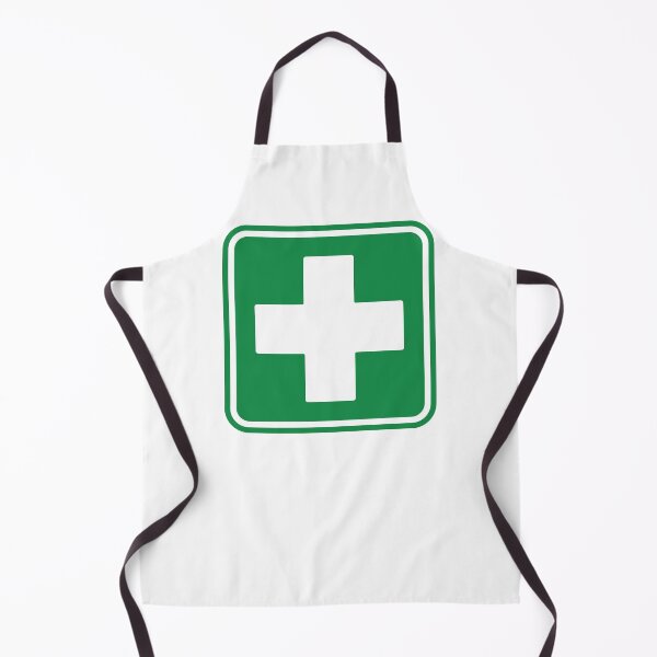 Item preview, First Aid Medical Cross Green Healthcare Safety Symbol designed and sold by VectorForge Studio.