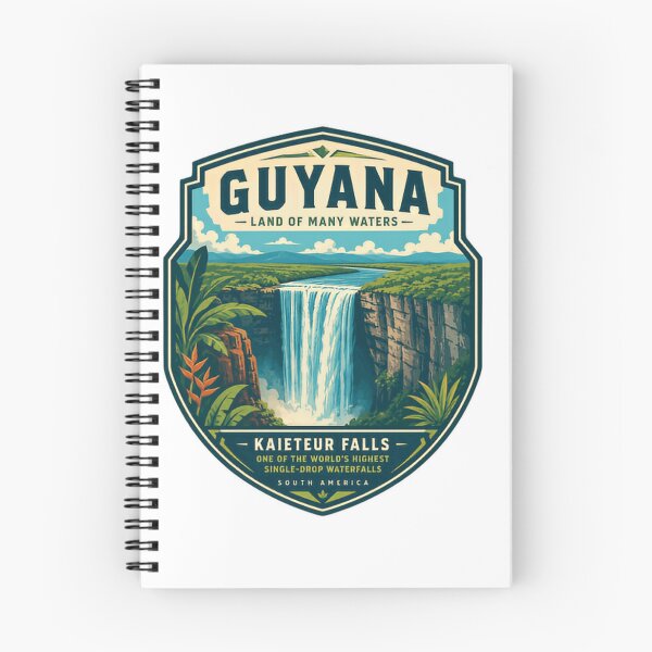 Item preview, Guyana Kaieteur Falls South America Travel Landmark Nature Explorer designed and sold by Simsimah26Parks.