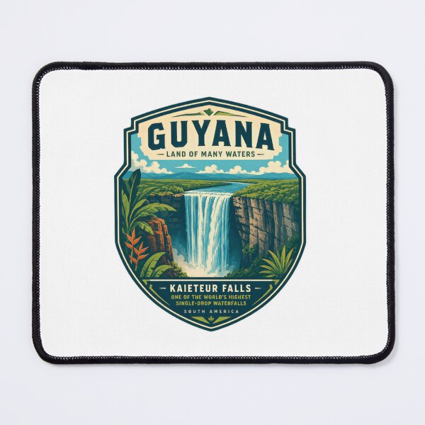 Item preview, Guyana Kaieteur Falls South America Travel Landmark Nature Explorer designed and sold by Simsimah26Parks.