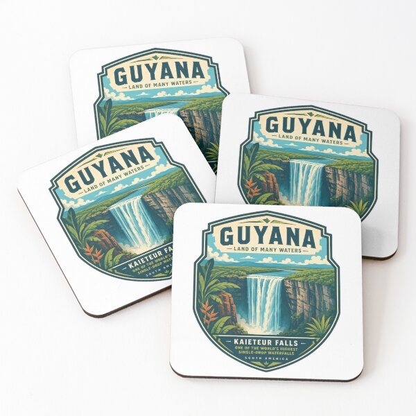 Item preview, Guyana Kaieteur Falls South America Travel Landmark Nature Explorer designed and sold by Simsimah26Parks.