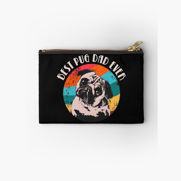 Item preview, Best Pug Dad Ever Retro Sunset Design designed and sold by SoyLamderma.