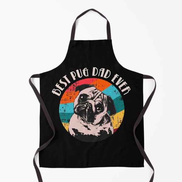 Item preview, Best Pug Dad Ever Retro Sunset Design designed and sold by SoyLamderma.
