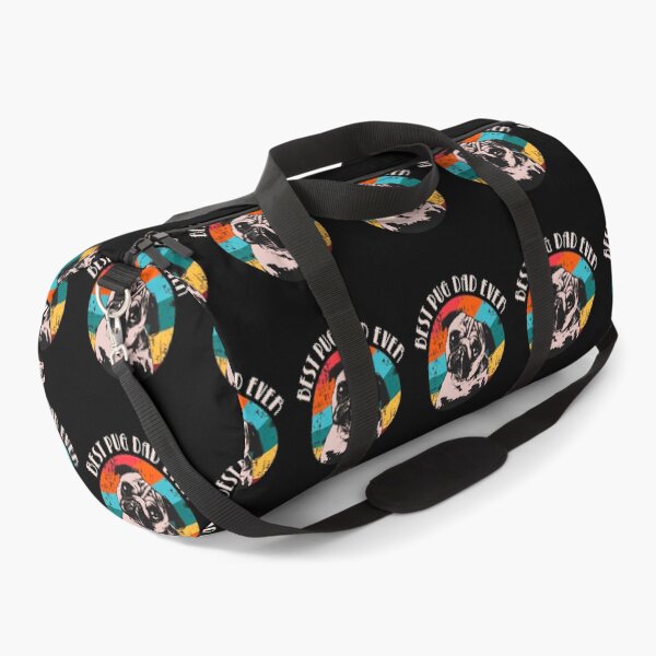 Item preview, Best Pug Dad Ever Retro Sunset Design designed and sold by SoyLamderma.