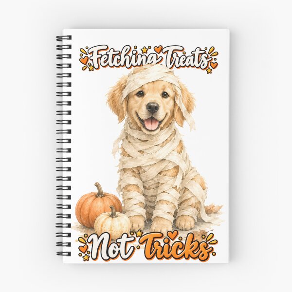 Item preview, Halloween Golden Retriever Puppy Mummy Treats Tricks designed and sold by GryThunes.