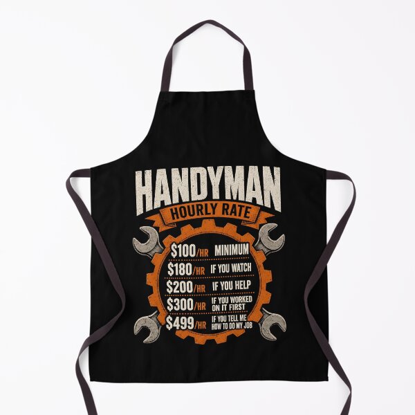Item preview, Handyman hourly rate Funny Handyman designed and sold by a-turner-paint.