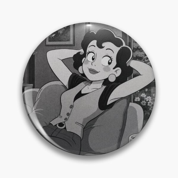 Item preview, Cute anime manga girl reclining with a cup of coffee designed and sold by Vintage Designs +.