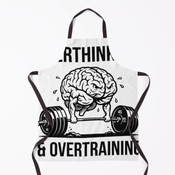 Item preview, Overthinking And Overtraining - Muscular Brain Gym designed and sold by OLLI_STORE.