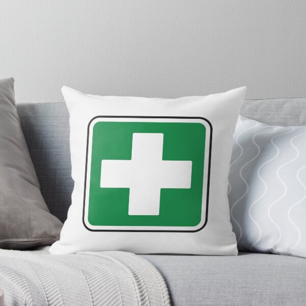 Item preview, First Aid Medical Cross Green Healthcare Safety Symbol designed and sold by VectorForge Studio.