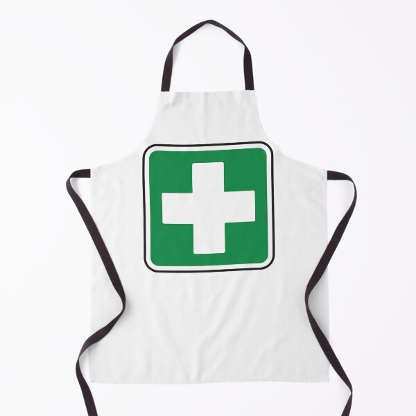 Item preview, First Aid Medical Cross Green Healthcare Safety Symbol designed and sold by VectorForge Studio.