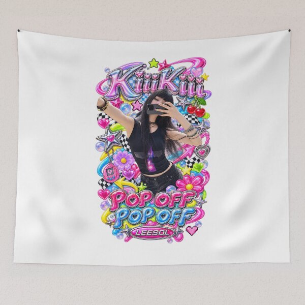 Item preview, Leesol KIIIKIII Pop Off Pop Off Cyber Streetwear Badge designed and sold by Valereekmerch.
