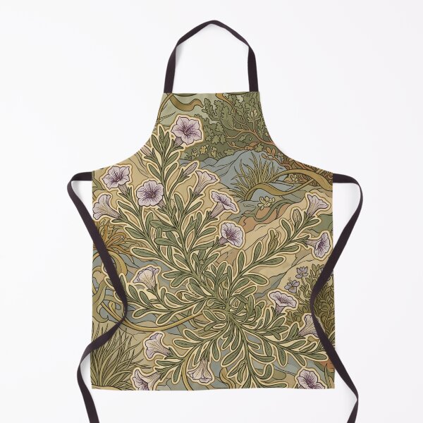 Item preview, Art Nouveau Petunia Magellanica Vintage Botanical Print designed and sold by FreiherrPK.
