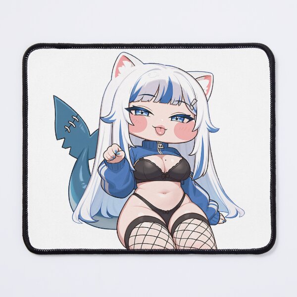 Item preview, Chibi Shark Cat Girl Anime Sticker designed and sold by RGB-crayon.