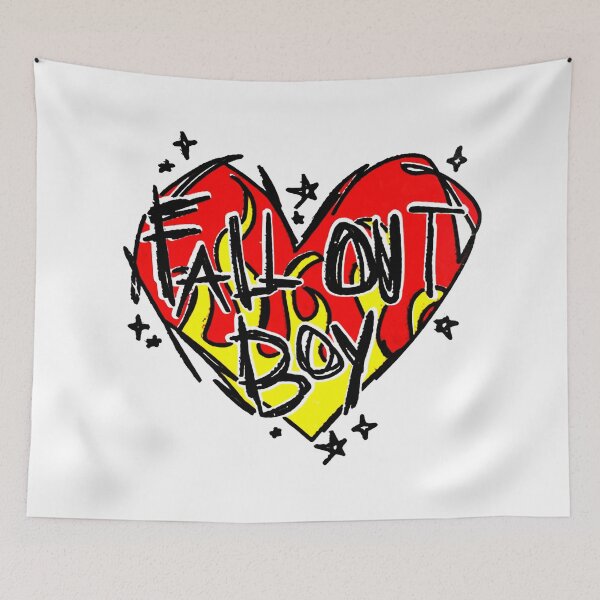 Item preview, Love Red And Yellow Pop Art Style Pop Punk Band  designed and sold by JamesCusick.